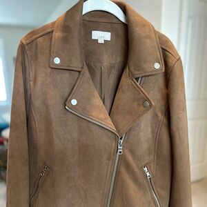 Loft Faux Suede Moto